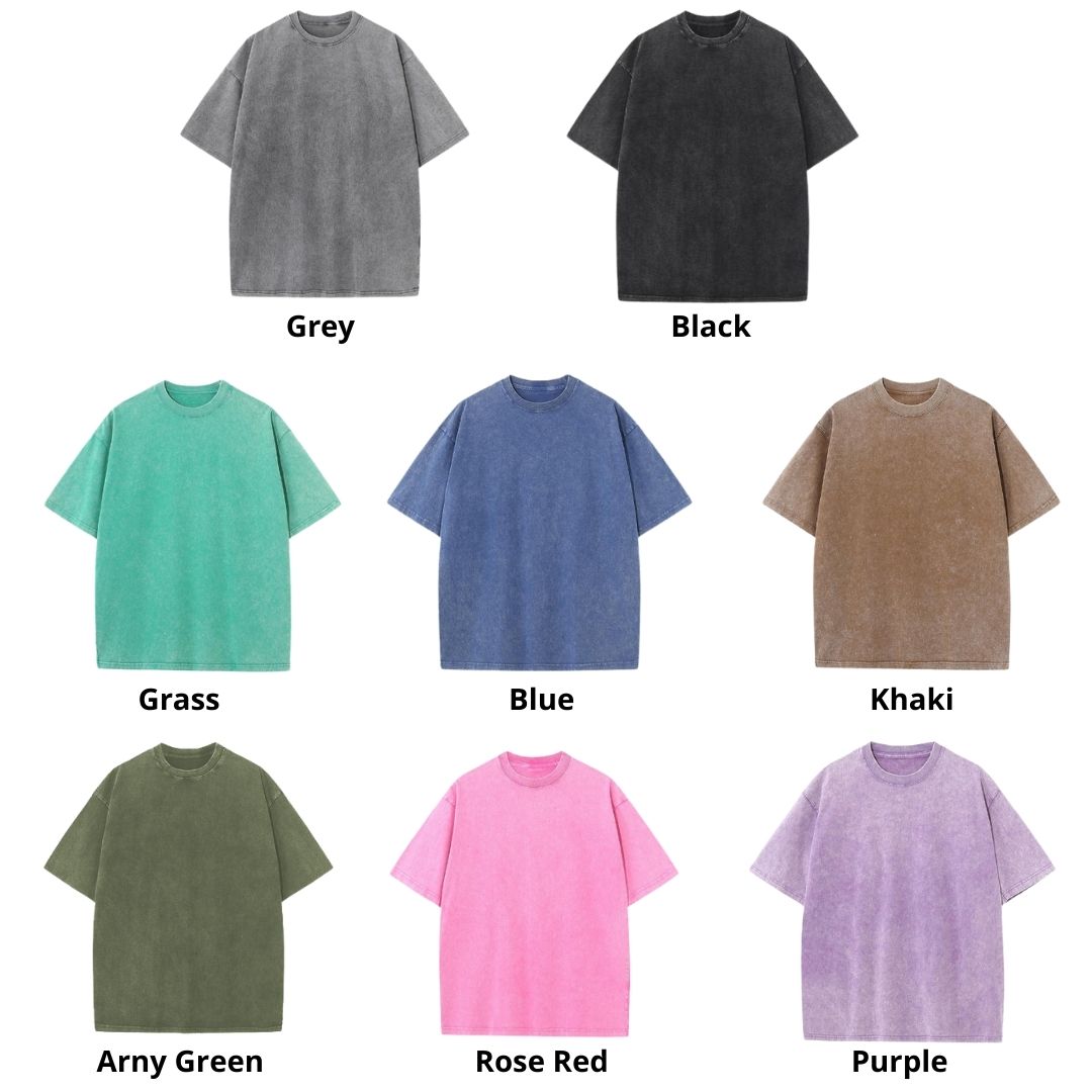 Mineral Wash T Shirt Color - Your Lie In April Store