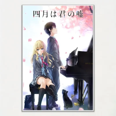 Your Lie In April Arima And Kaori Poster
