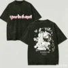 Your Lie in April Black And White Washed T-shirt