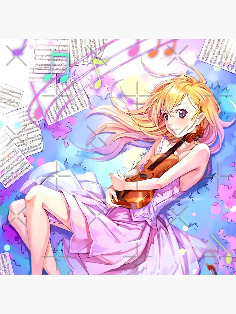 Miyazono Your Lie In April Throw Pillow - Image 2
