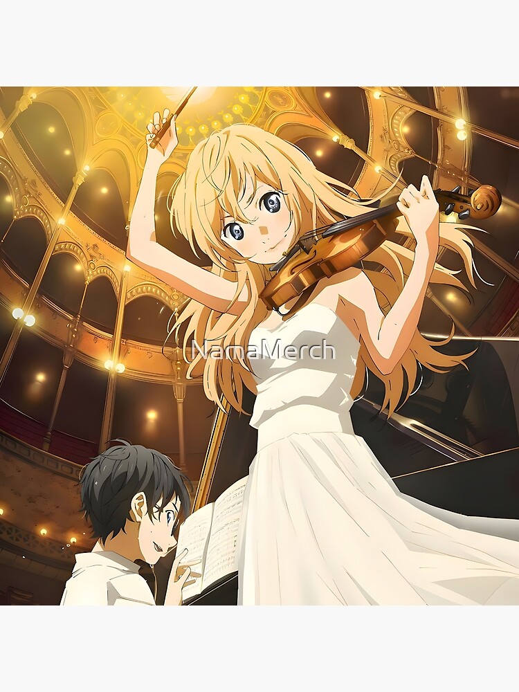 Your Lie In April Together Throw Pillow - Image 2