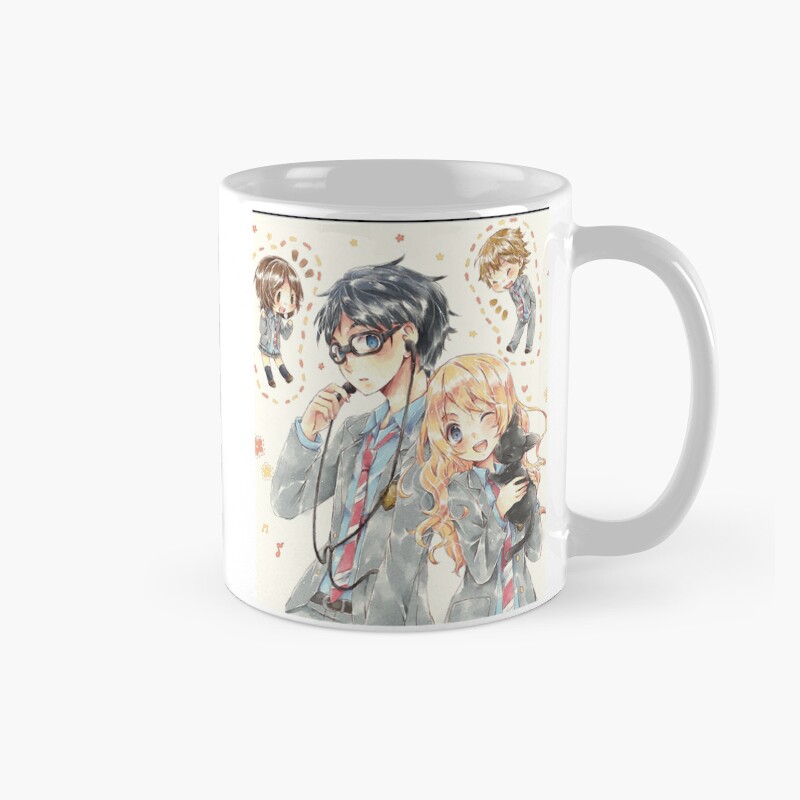 Your Lie In April Cute Couple Mug