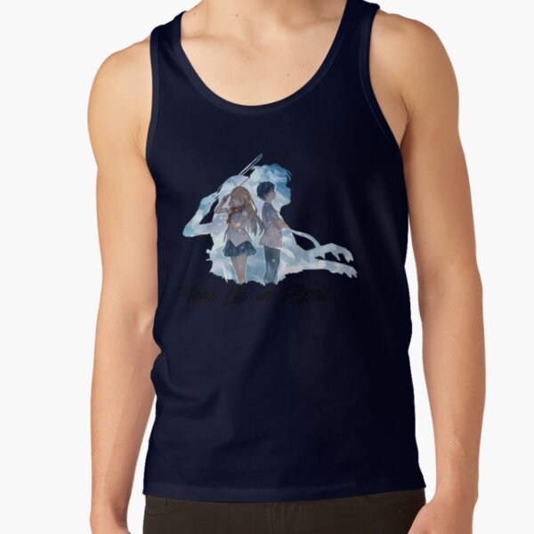 10 Shigatsu Wa Kimo No Uso Your Lie In April Tank Top - Image 5