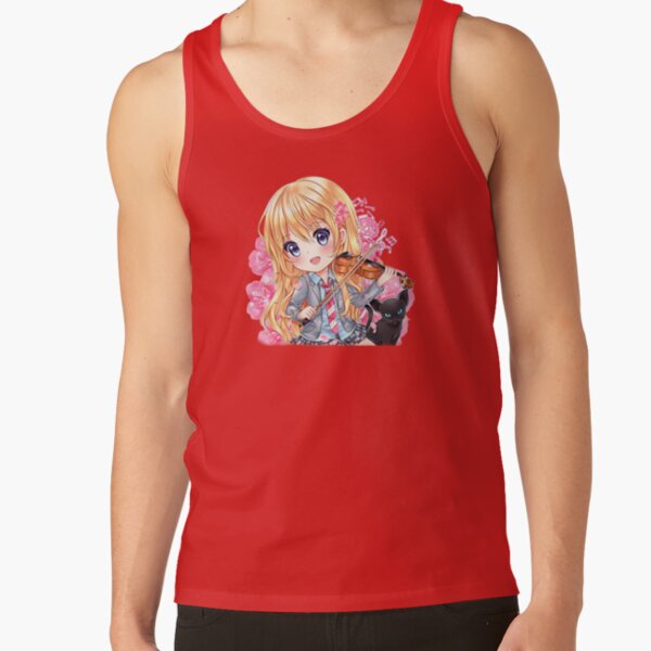 Your Lie In April Kaori Chibi Tank Top - Image 4