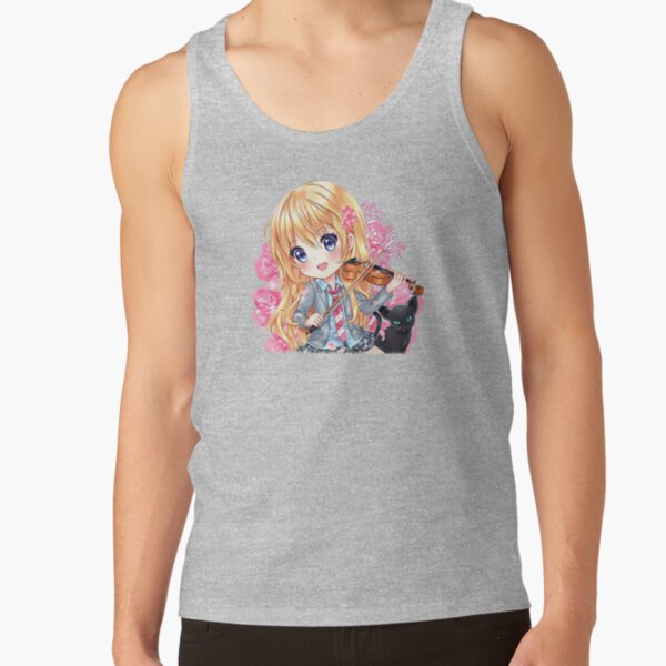 Your Lie In April Kaori Chibi Tank Top - Image 3