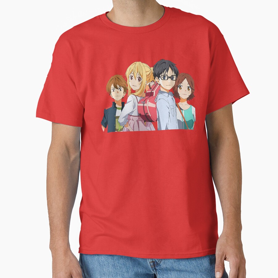 Your Lie In April Girls Sticker T-shirt - Image 5