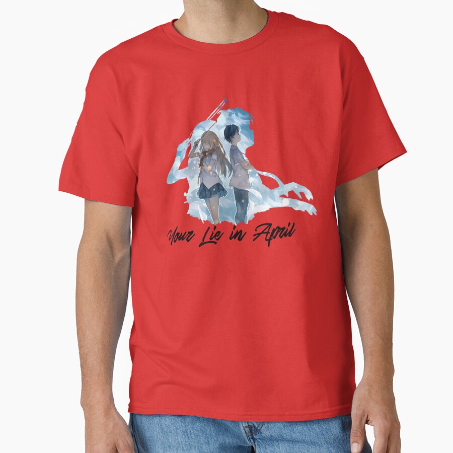 10 Shigatsu Wa Kimo No Uso Your Lie In April T-shirt - Image 5