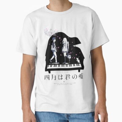 Your Lie In April Black And White T-shirt