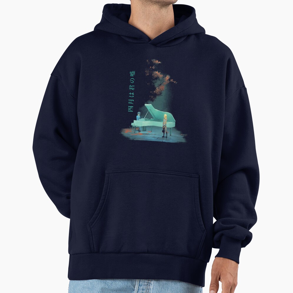 Your Lie In April Green Corlor Hoodie - Image 5