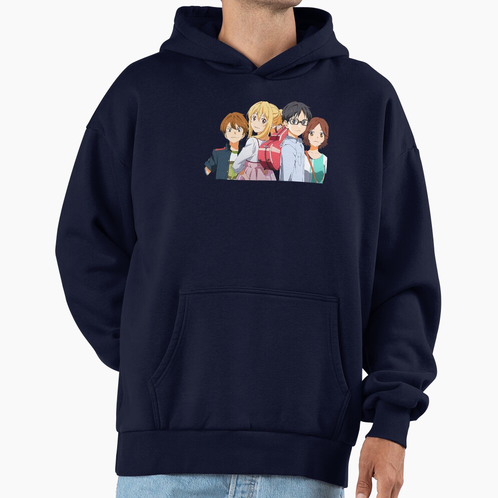 Your Lie In April Girls Sticker Hoodie - Image 5
