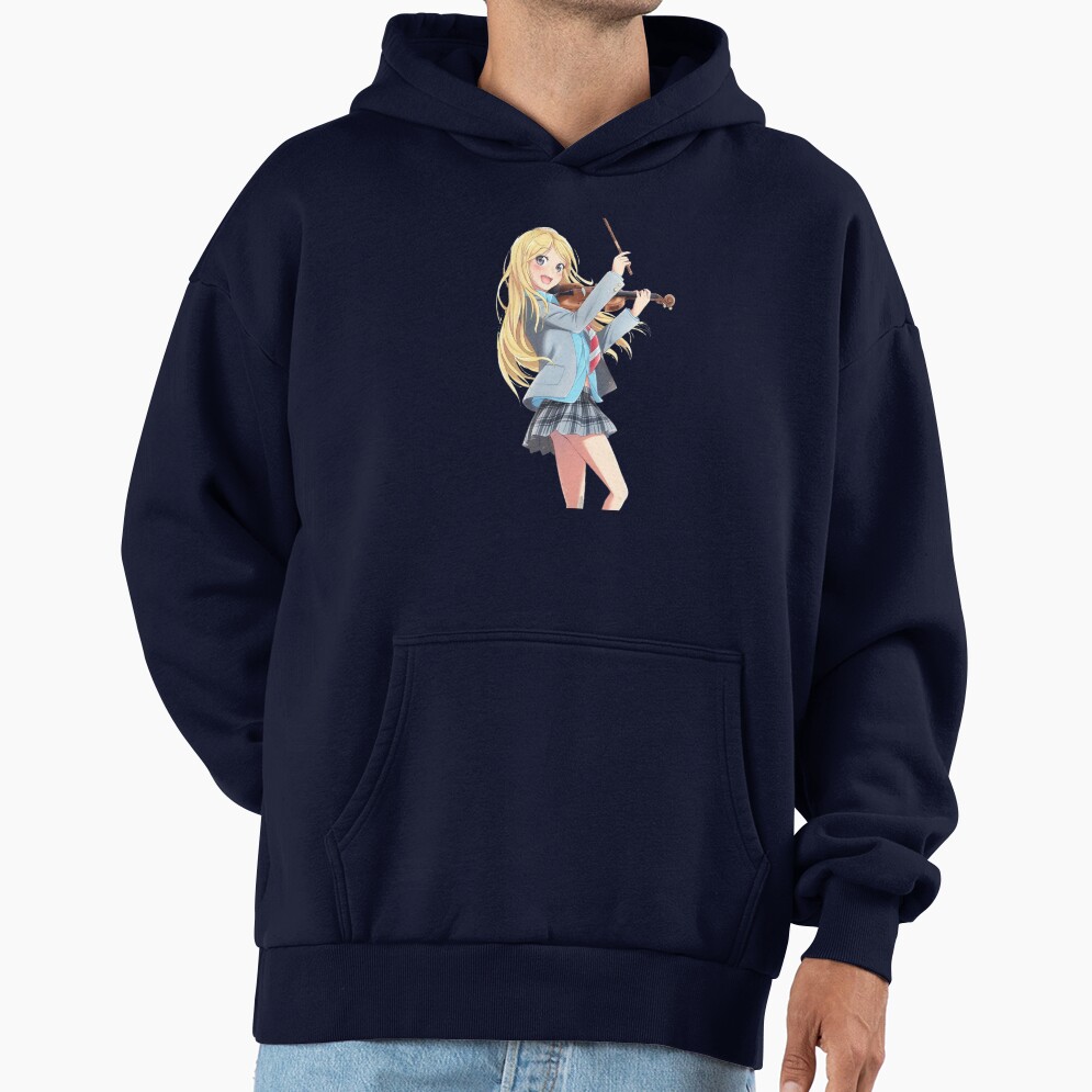 Kaori Miyazono Playing Violin Hoodie - Image 5
