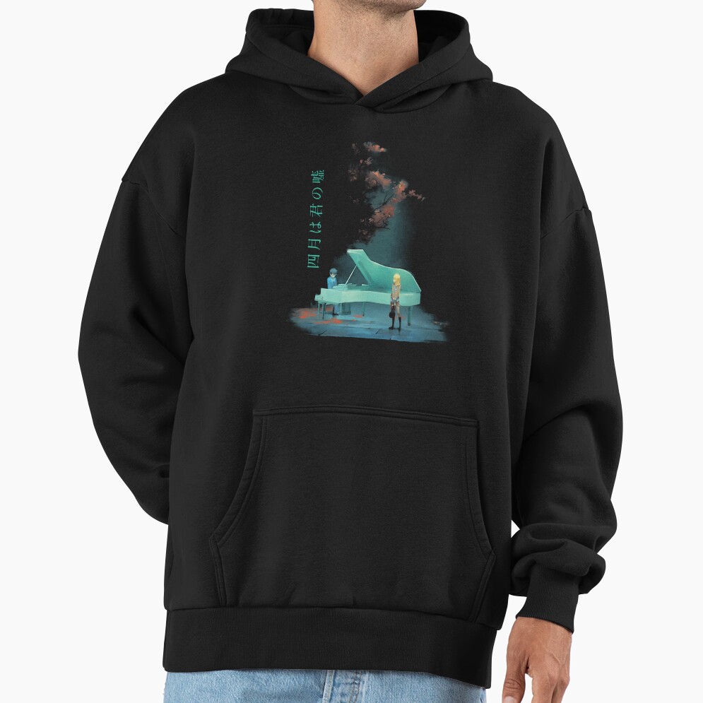 Your Lie In April Green Corlor Hoodie - Image 2