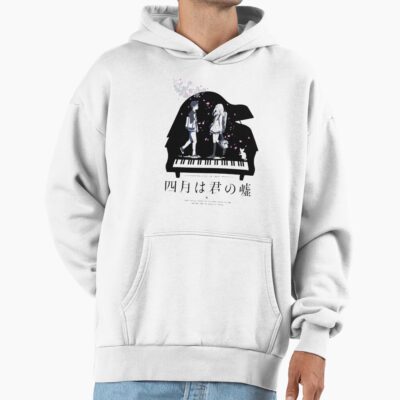 Your Lie In April Black And White Hoodie