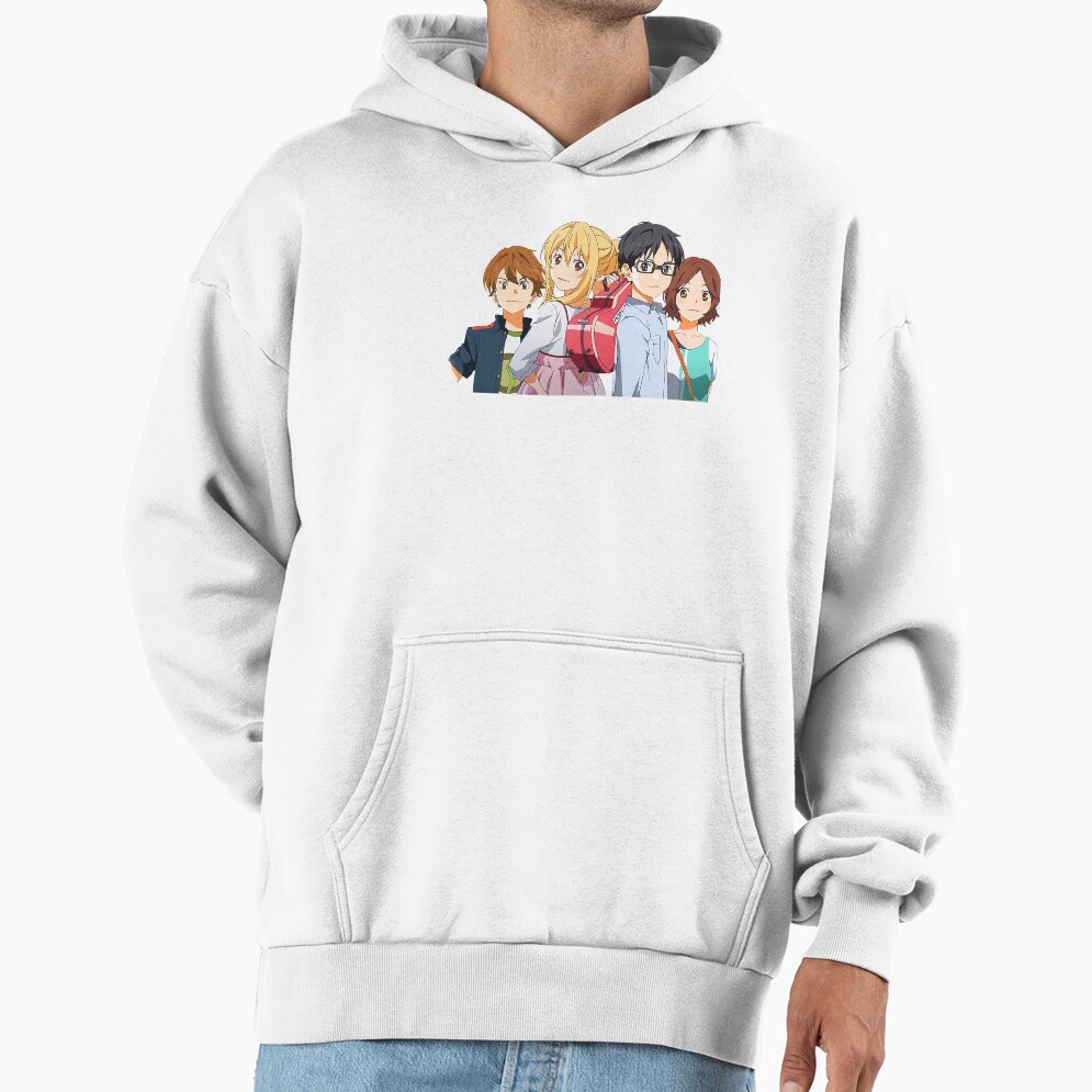 Your Lie In April Girls Sticker Hoodie