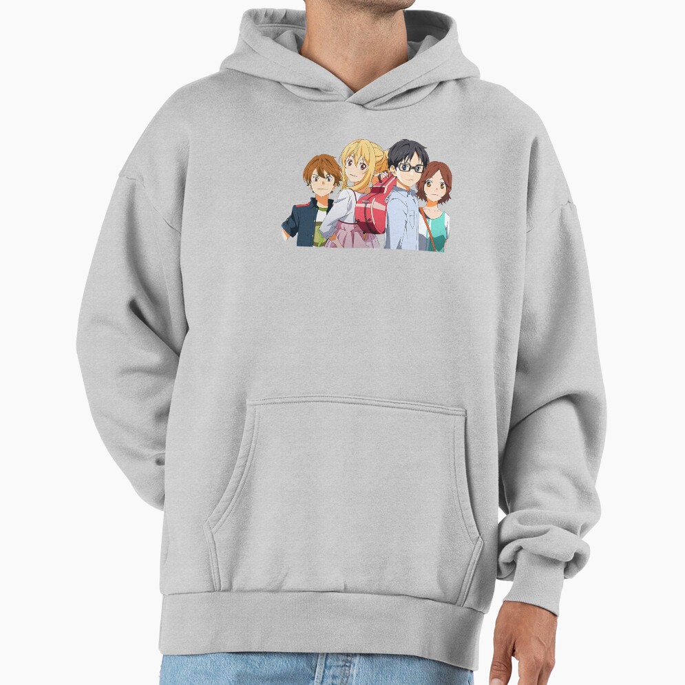 Your Lie In April Girls Sticker Hoodie - Image 4