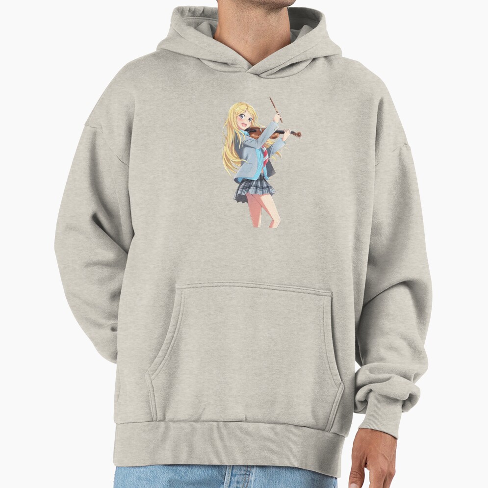 Kaori Miyazono Playing Violin Hoodie - Image 3