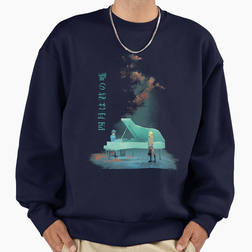 Your Lie In April Green Corlor Sweatshirt - Image 5