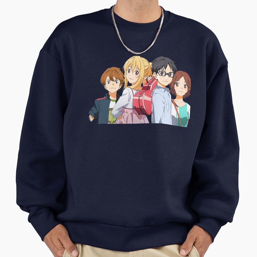 Your Lie In April Girls Sticker Sweatshirt - Image 5
