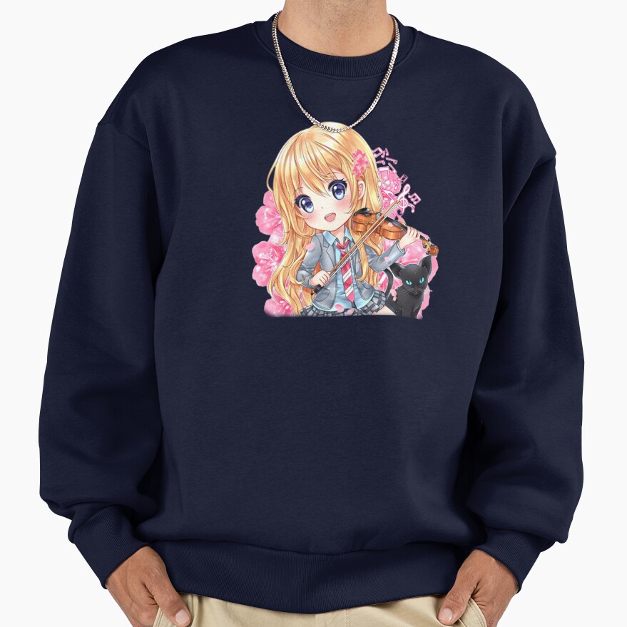 Your Lie In April Kaori Chibi Sweatshirt - Image 5