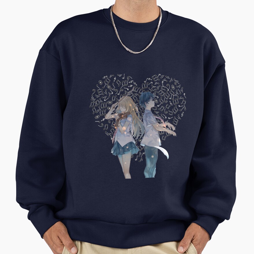 Your Lie In April Your Lie In April Arima And Kaori Sweatshirt - Image 5