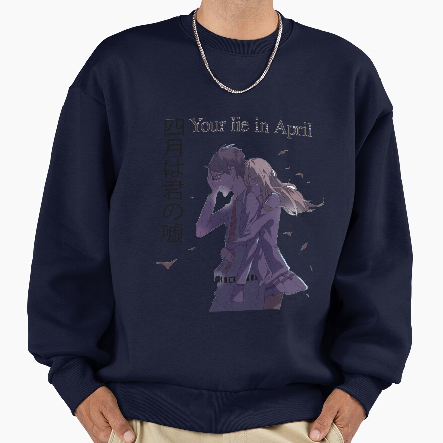 Your Lie In April Arima And Kaori Sweatshirt - Image 5