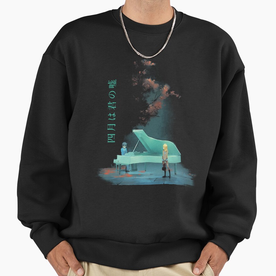 Your Lie In April Green Corlor Sweatshirt - Image 2