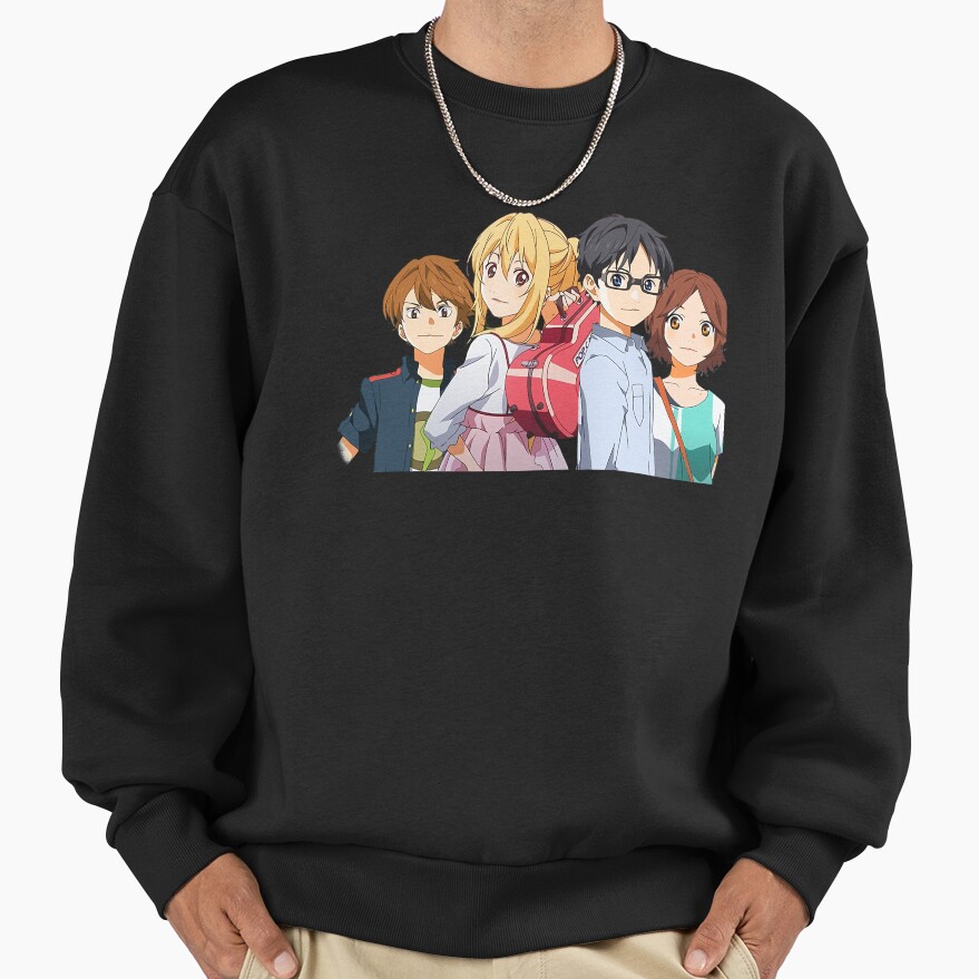 Your Lie In April Girls Sticker Sweatshirt - Image 2