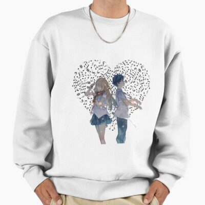 Your Lie In April Your Lie In April Arima And Kaori Sweatshirt