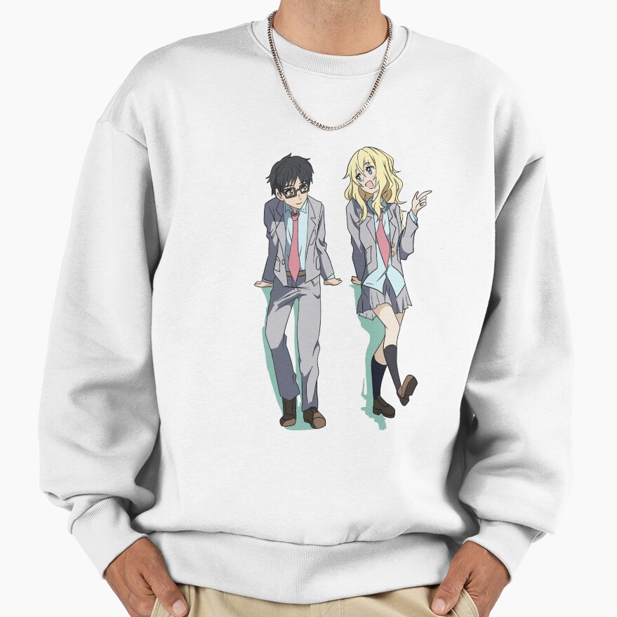 Your Lie In April Kaori And Kosei Sweatshirt