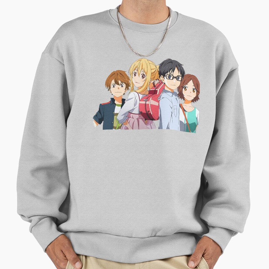 Your Lie In April Girls Sticker Sweatshirt - Image 4