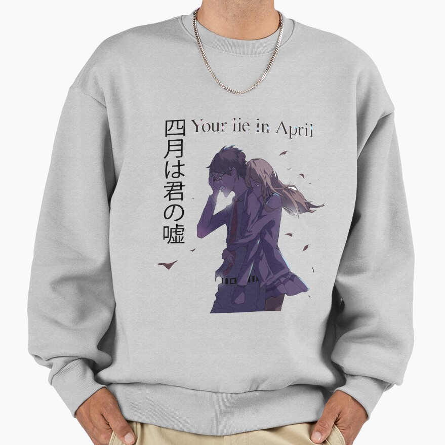 Your Lie In April Arima And Kaori Sweatshirt - Image 4