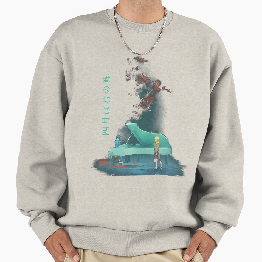 Your Lie In April Green Corlor Sweatshirt - Image 3
