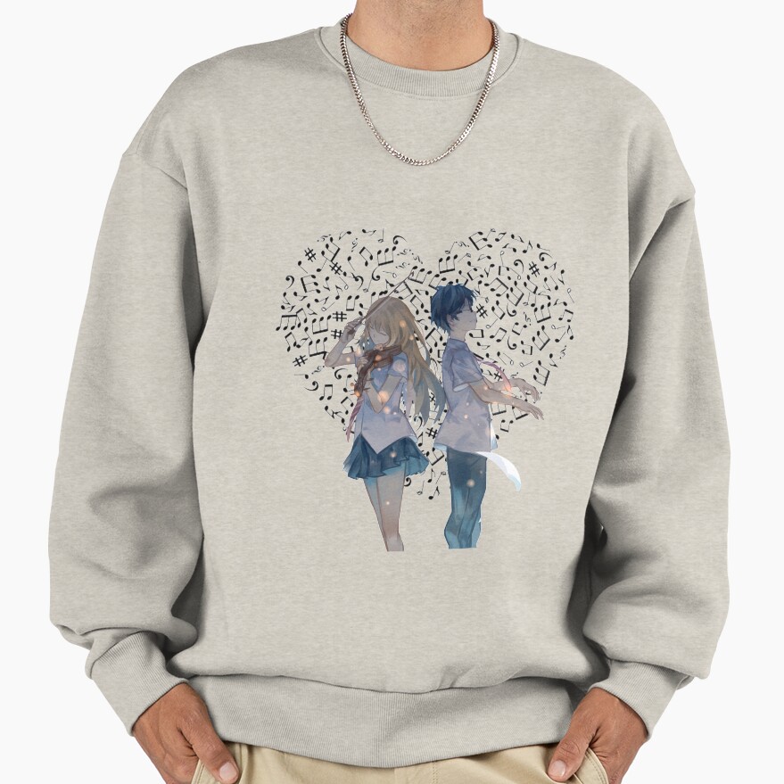 Your Lie In April Your Lie In April Arima And Kaori Sweatshirt - Image 3