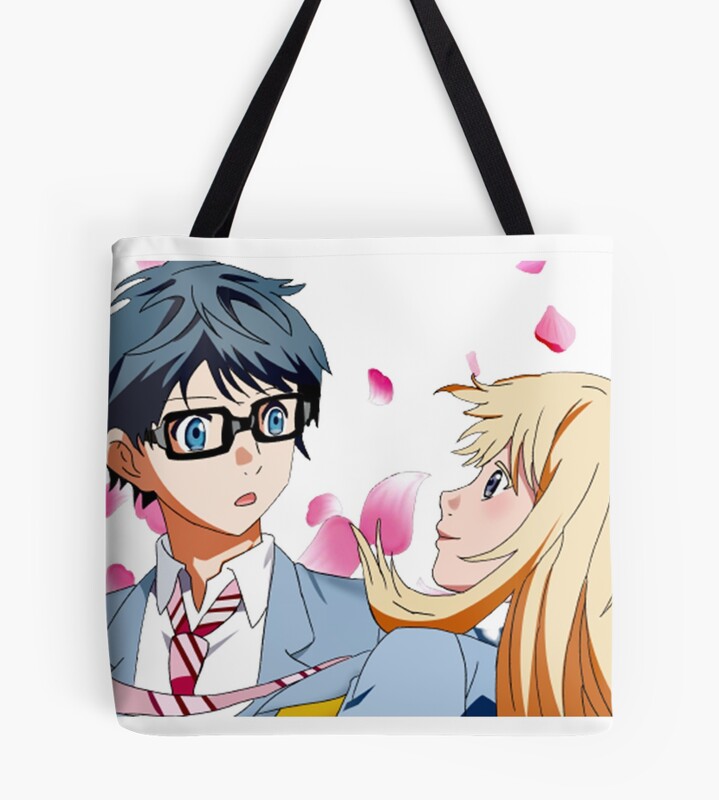 Your Lie In April Arima & Kaori Tote Bag