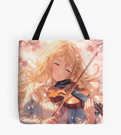 Your Lie In April  Violin Melody Tote Bag