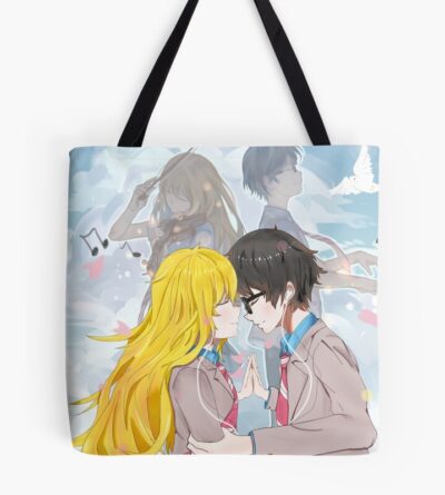 Your Lie In April Kaori And Kousei Tote Bag