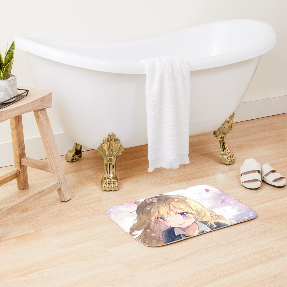 Kaori Miyazono Your Lie In April Artistic Bath Mat - Image 2