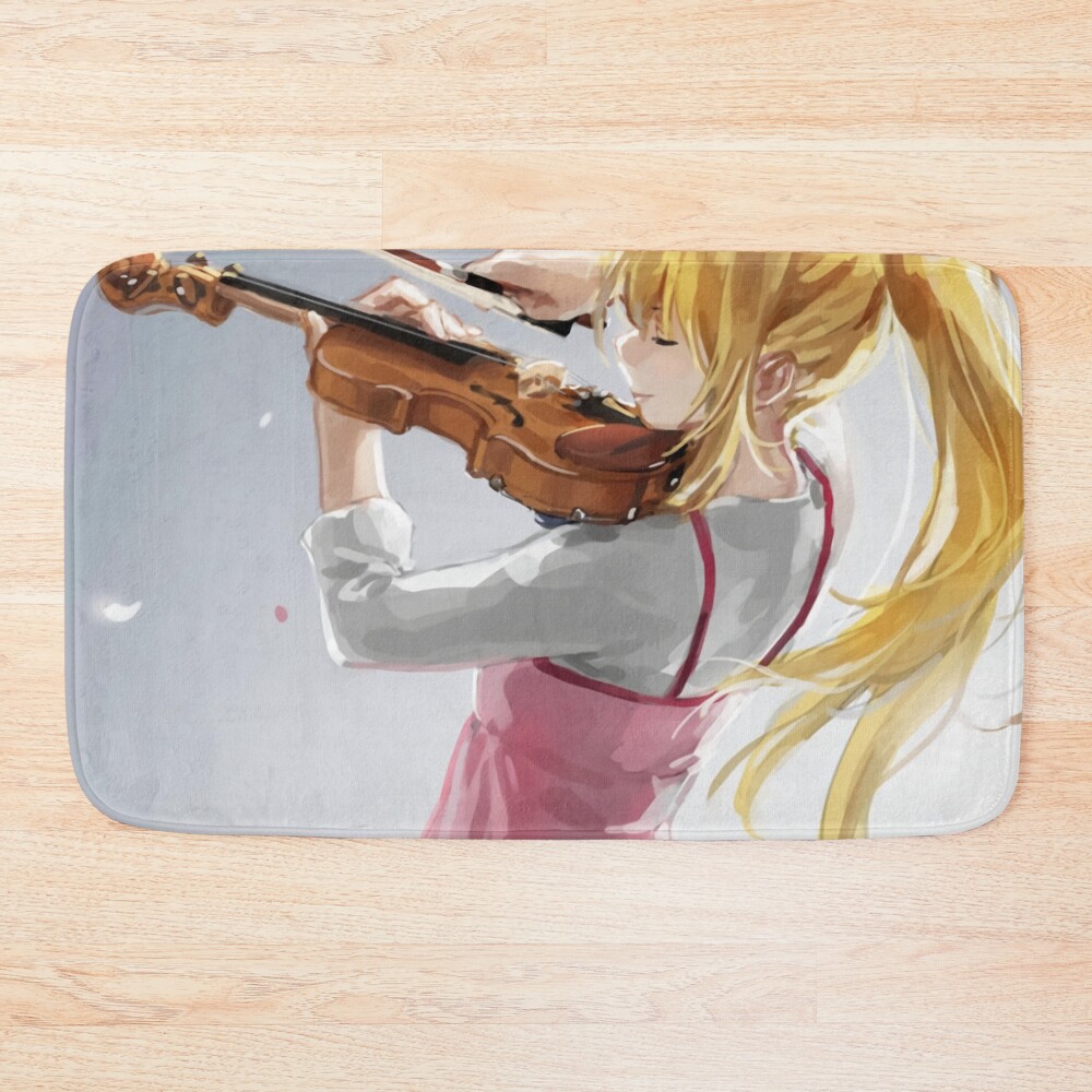 Kaori Your Lie In April Bath Mat