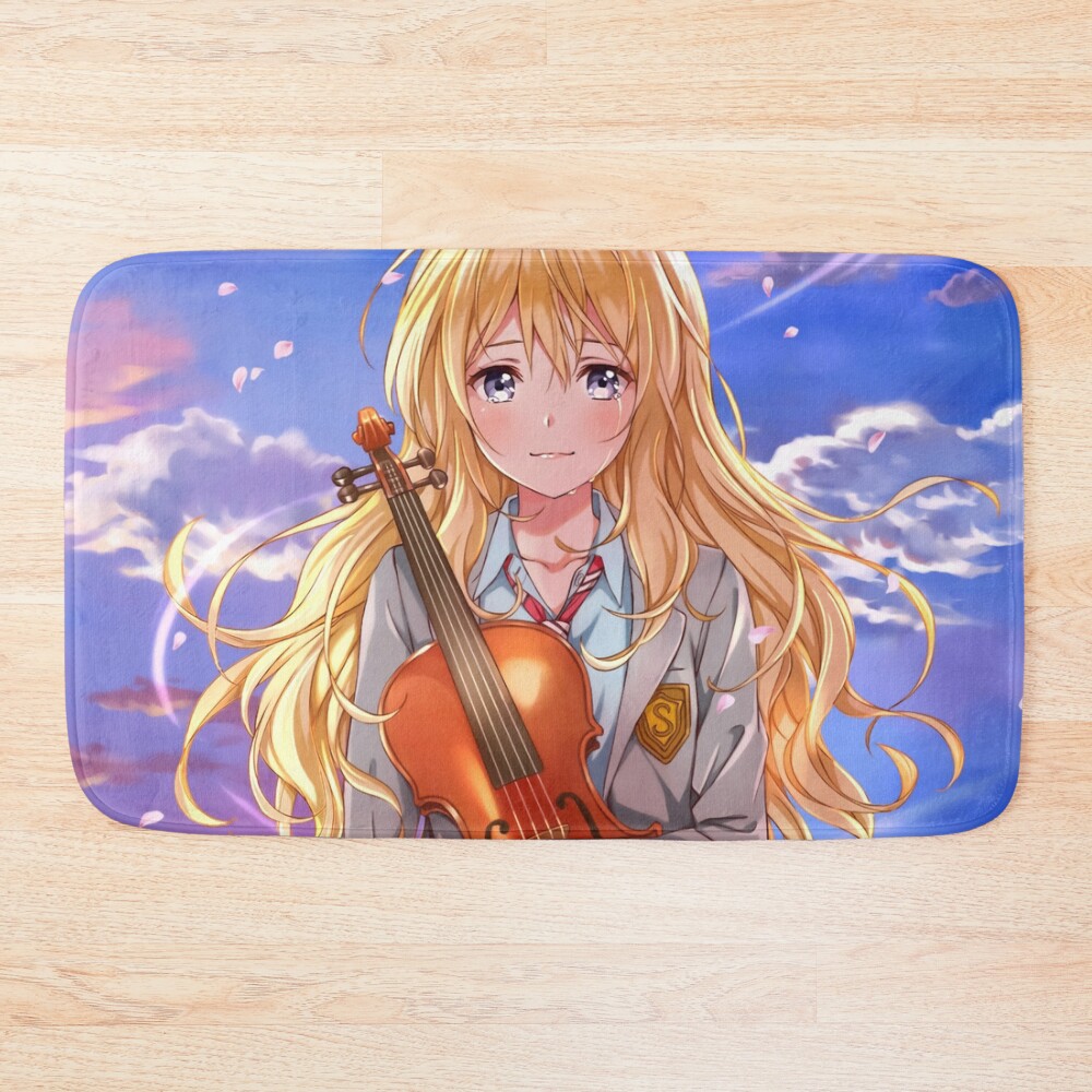 Kaori Miyazono Your Lie In April Bath Mat