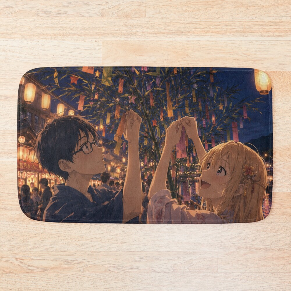 Your Lie In April Night Bath Mat