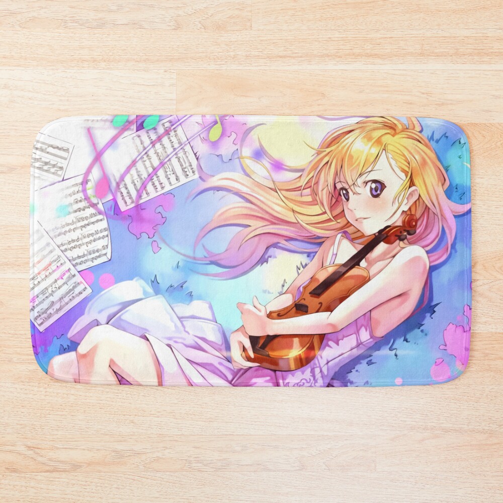 Miyazono Your Lie In April Bath Mat