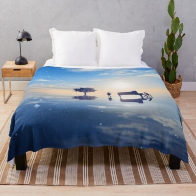 Your Lie In April Art Throw Blanket