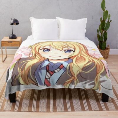 Your Lie In April Kaori Throw Blanket