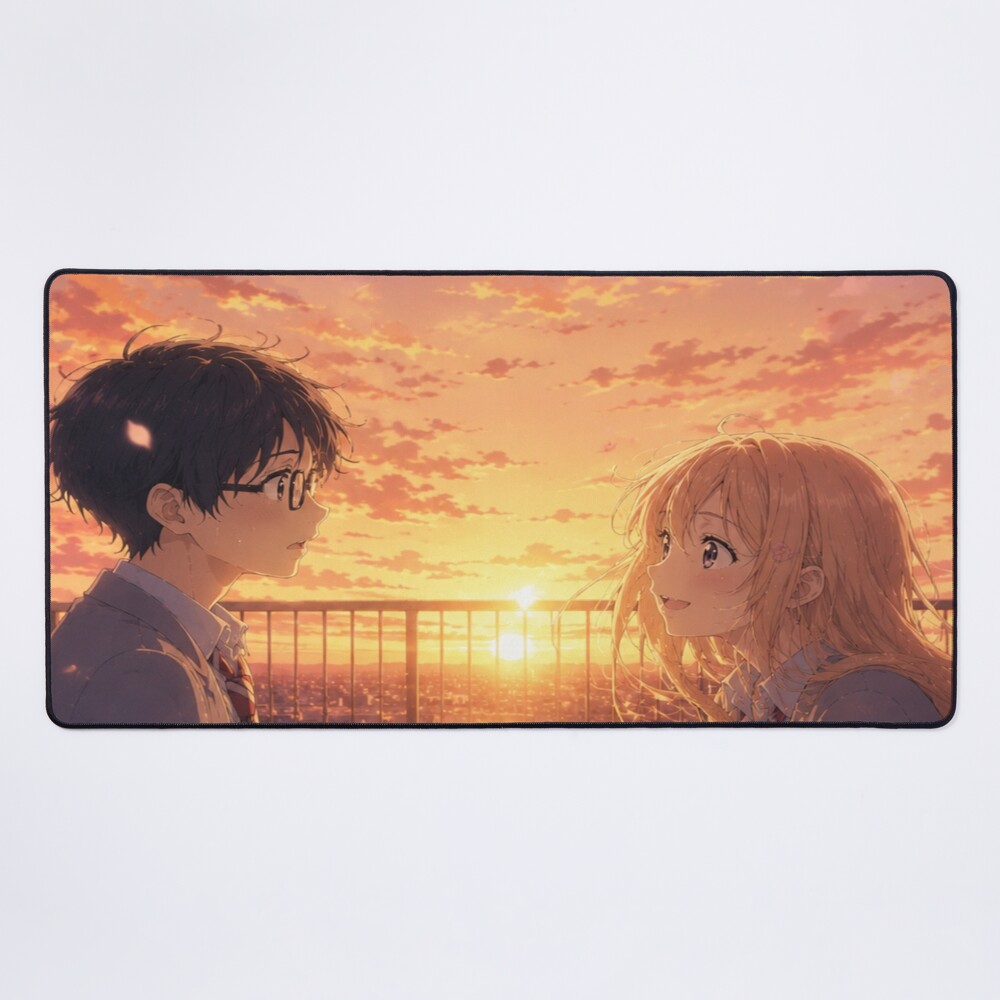 Your Lie In April Sunset Mouse Pad