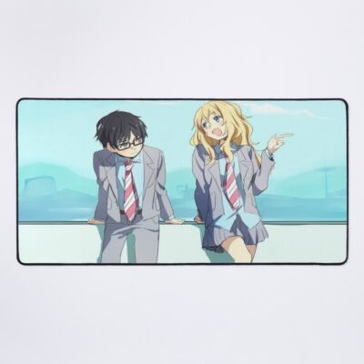Your Lie In April Cute Couple Mouse Pad