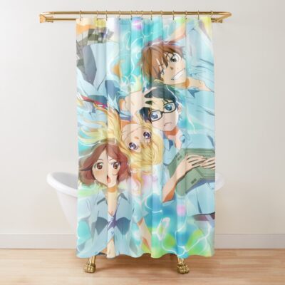 Your Lie In April Friends Shower Curtain