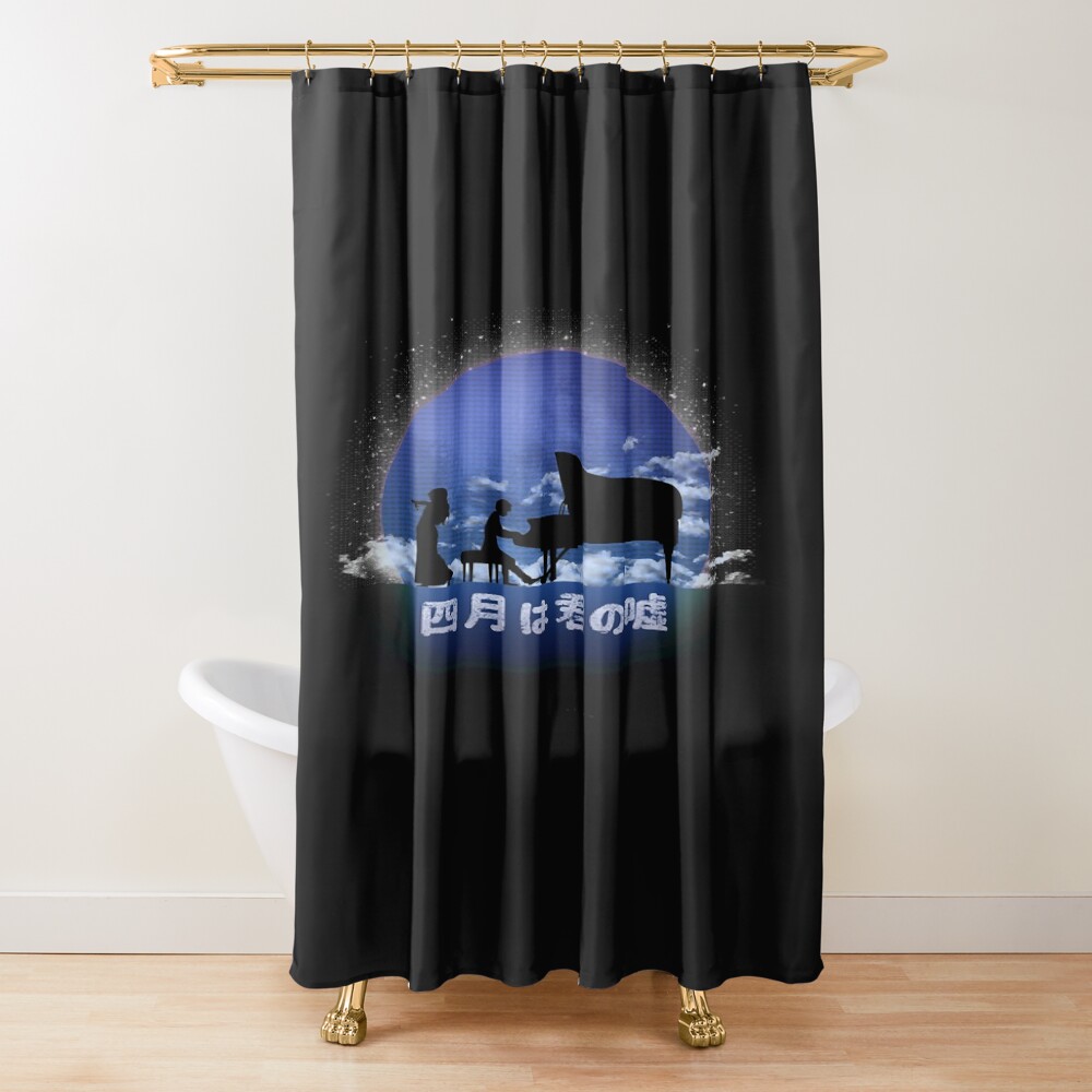 Your Lie In April Piano Shower Curtain