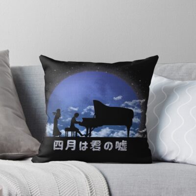 Your Lie In April Throw Pillow