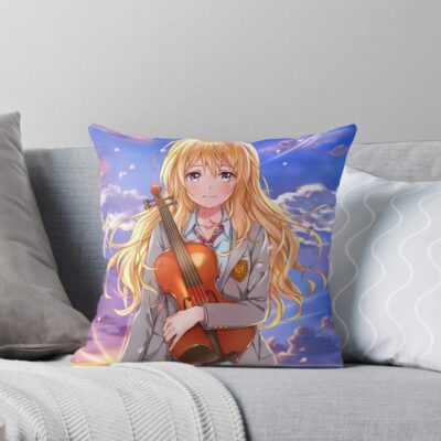 Kaori Miyazono Your Lie In April Throw Pillow