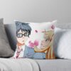 Your Lie In April Arima & Kaori Throw Pillow